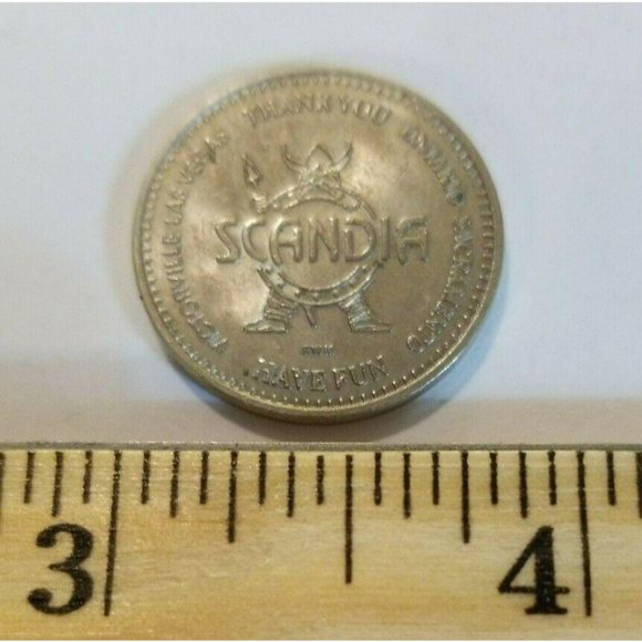 Scandia Gaming Token Coin Fun for Everyone Las Vegas Arcade SC96 - Picture 2 of 2